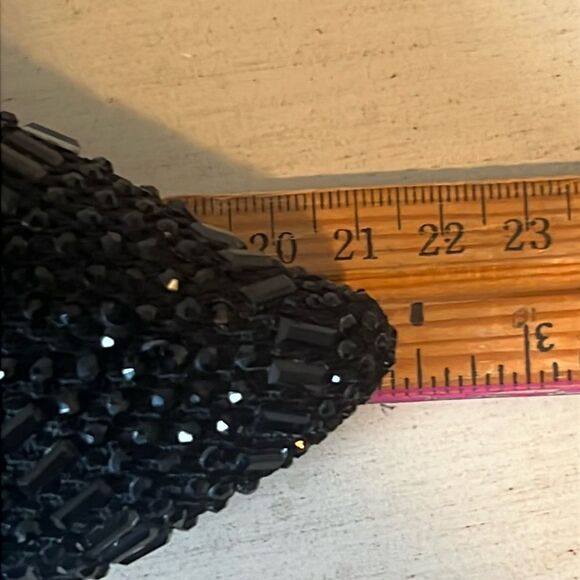 Thalia Sodi Karmen Black Embellished Heeled Booties size 5, fits like a 6 - Picture 11 of 11